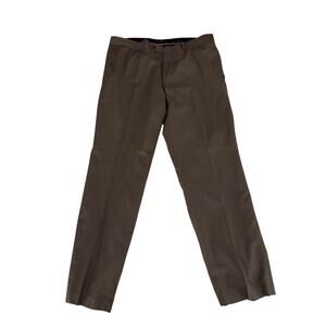Pronto Uomo Men’s Dress Pants – Brown – Size 36x30